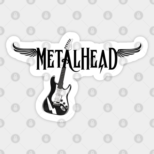 metalhead Sticker by mystudiocreate